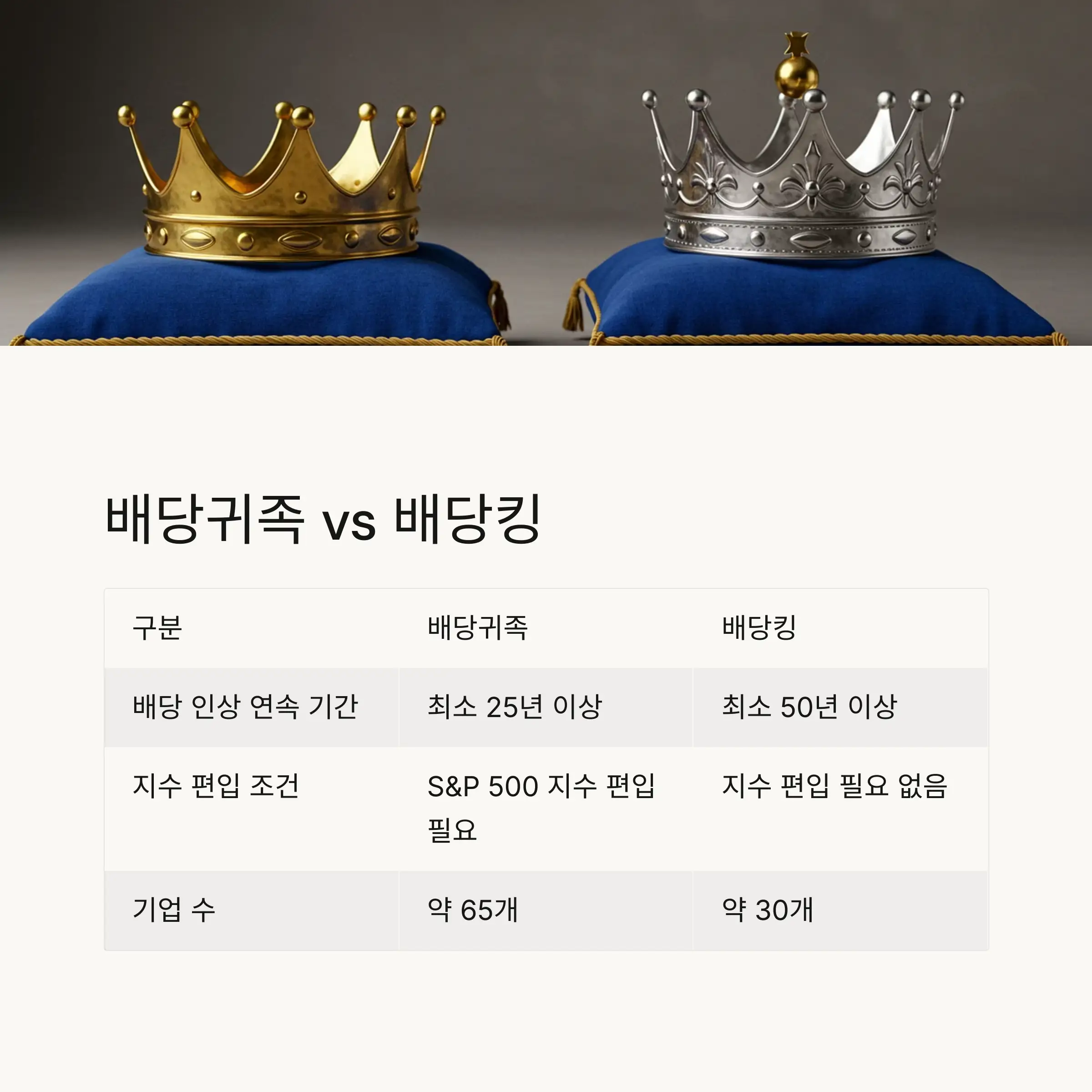 📊 주목할 배당귀족 20개 종목
