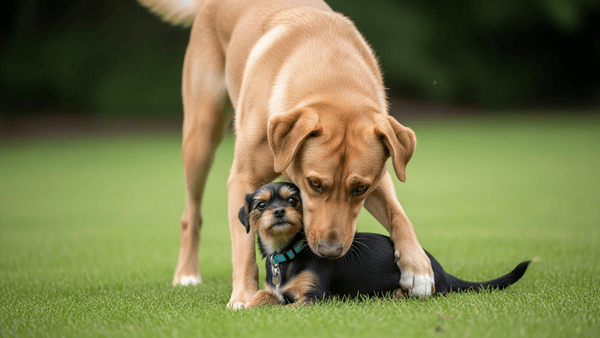대형견 보호 행동의 진짜 의미 (모성 본능, 서열 구조 혼동, 보호자의 개입 전략) 관련 사진