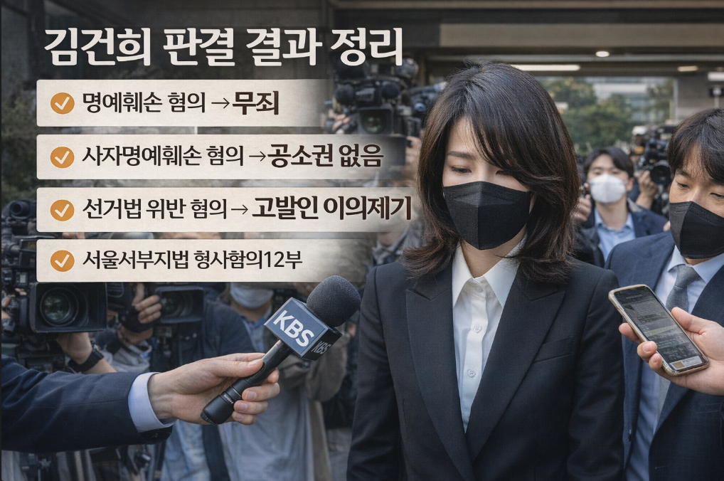 김건희 1심 재판 결과 3분 완벽 정리