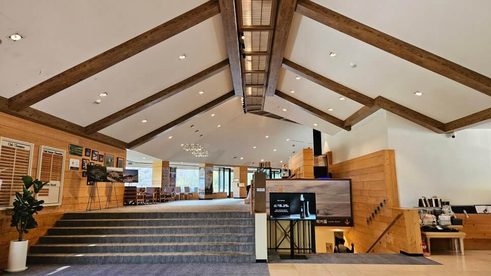 골프장 경험담 모나용평cc 해발 780m 청정 지역의 골프장 용평 리조트