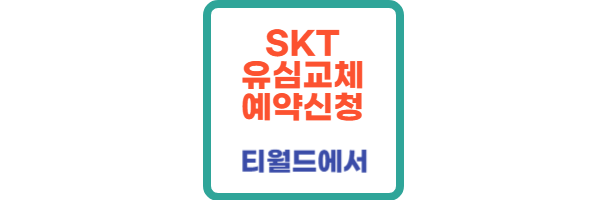 SK 유심교체 신청