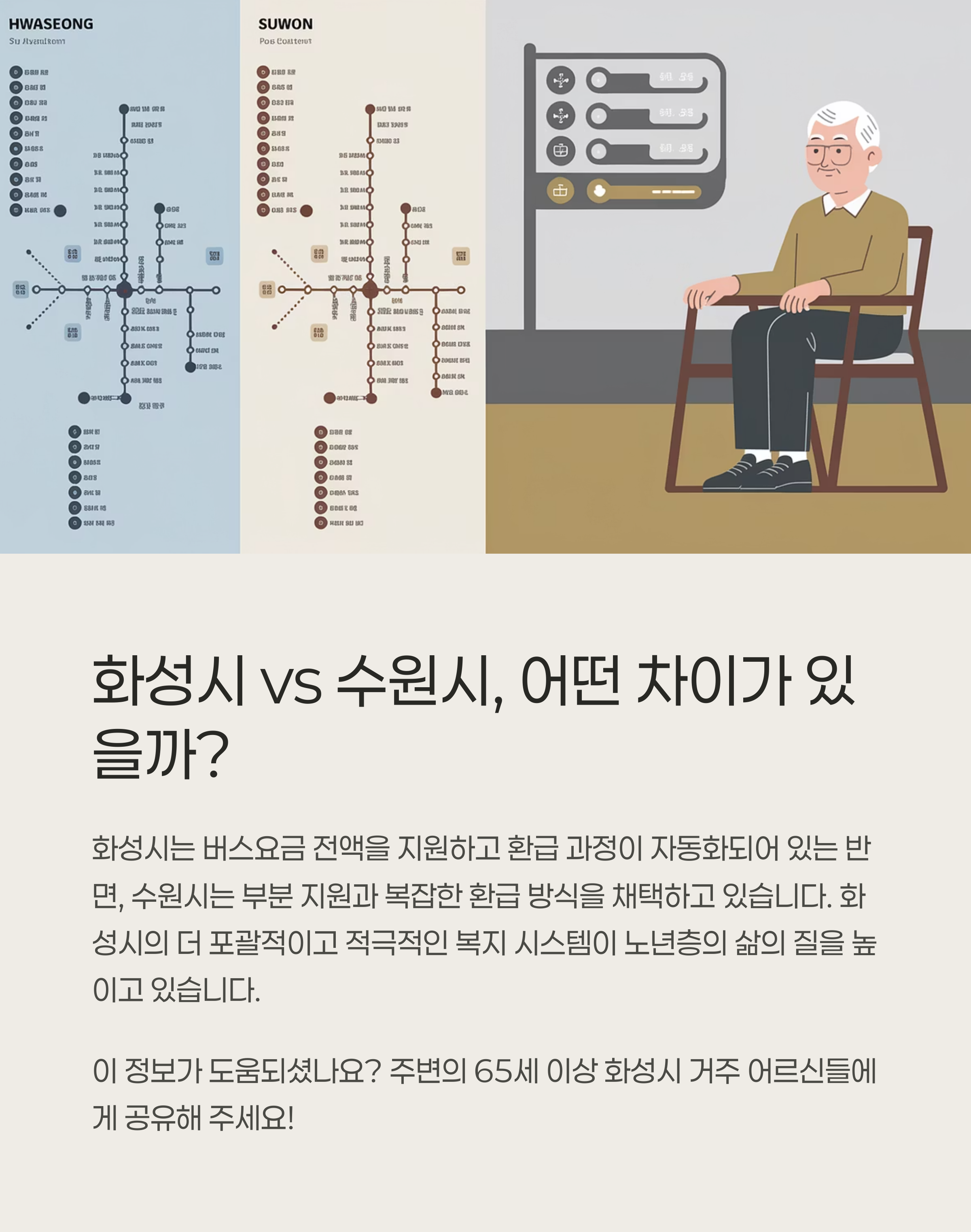 화성시 65세 이상 버스비