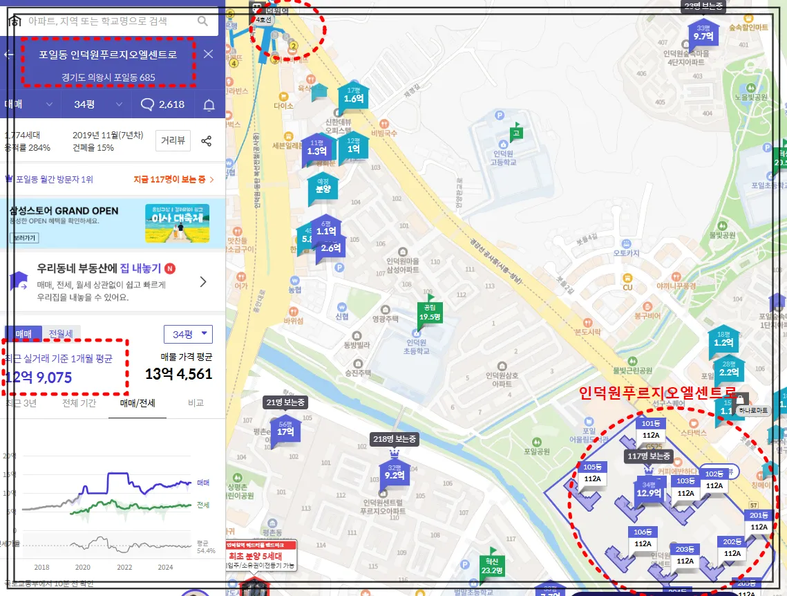 호갱노노-인덕원푸르지오엘센트로