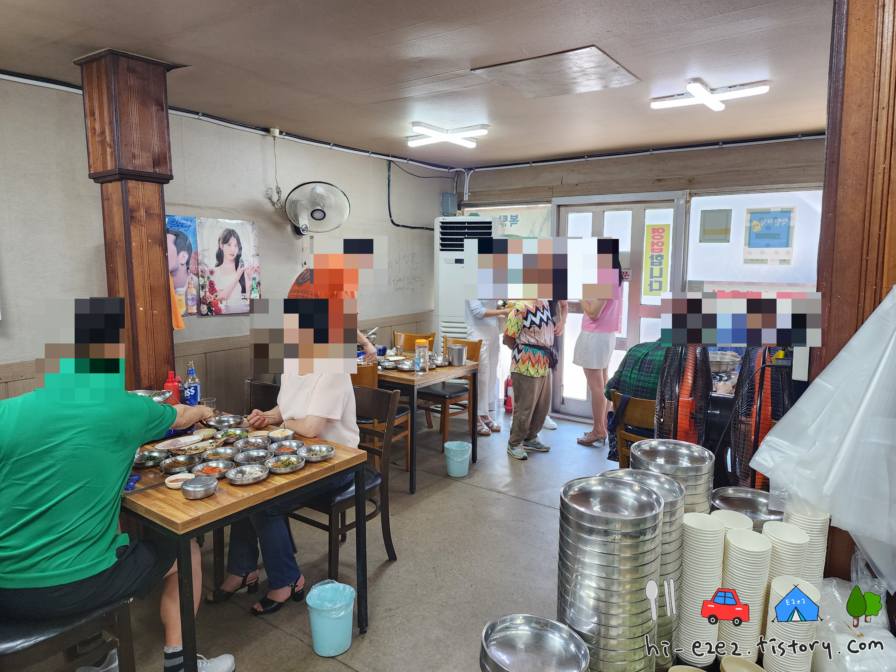 부안 줄포식당 실내 인테리어