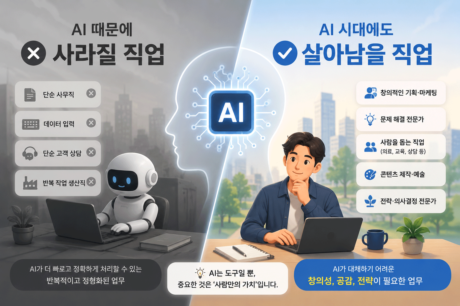 AI로 인한 직업군 재편성