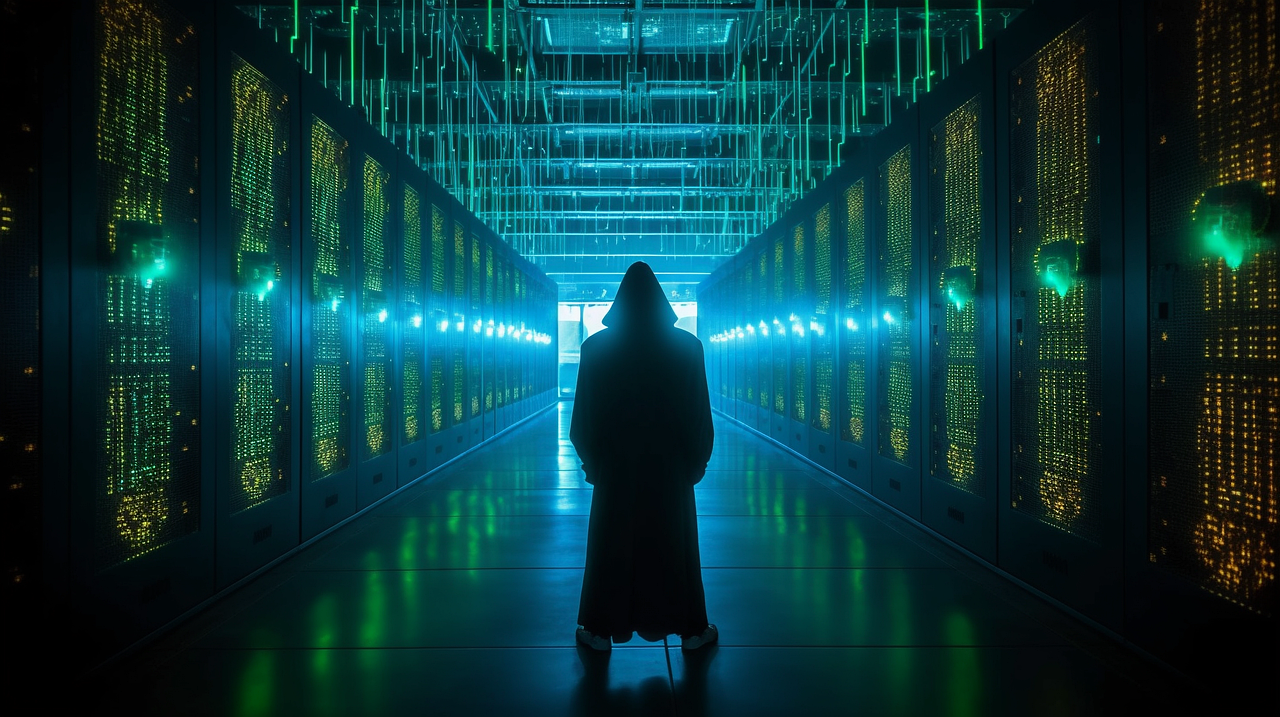 데이타 서버실의 해커