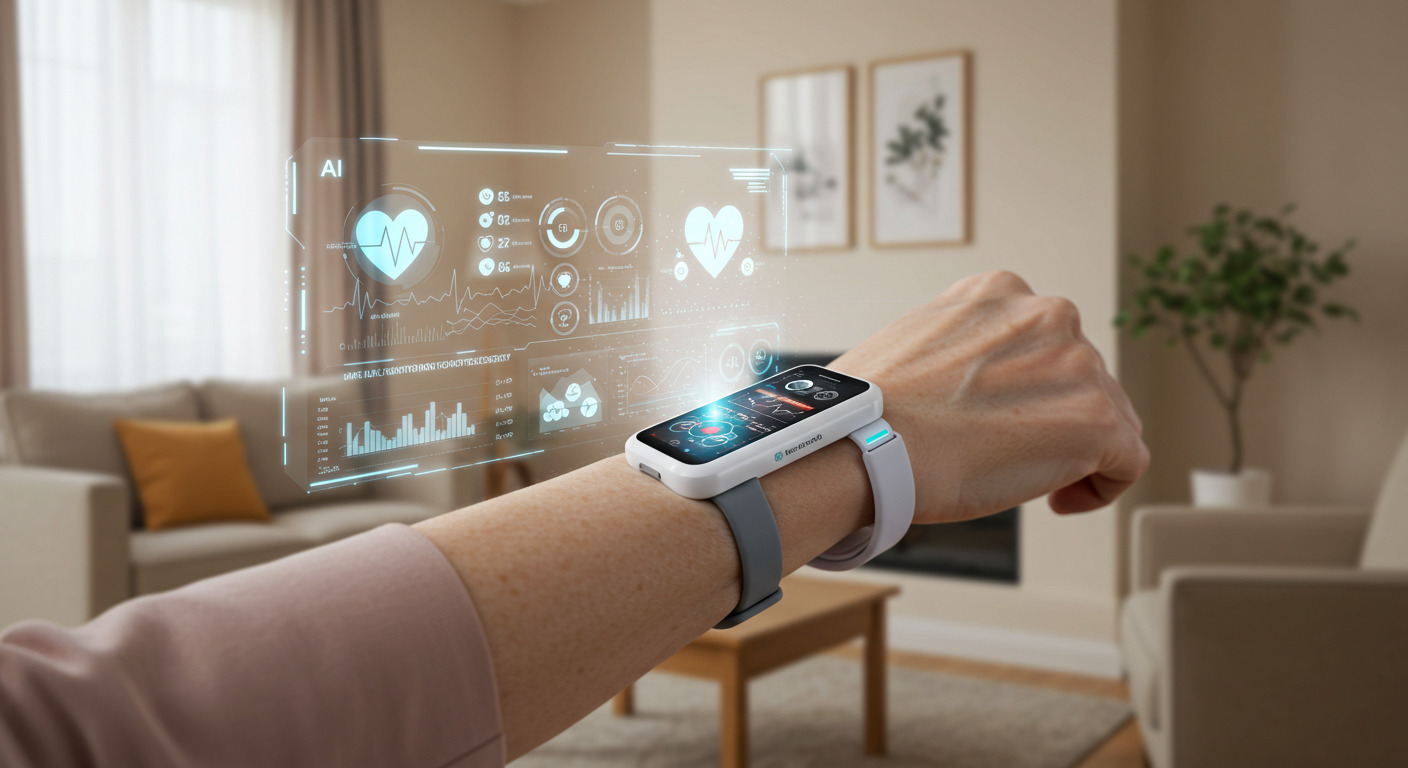 미래 일상 속 AI 스마트 이미지