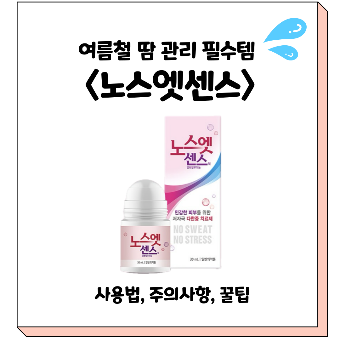 노스엣센스 사용법, 주의사항, 꿀팁, 찐 사용 후기