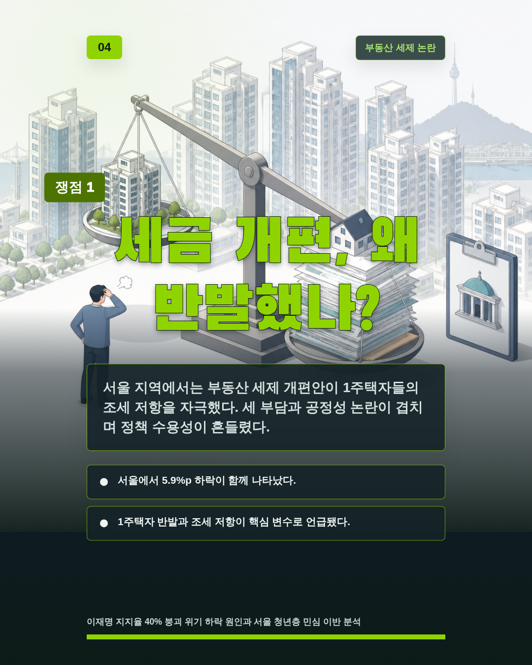 세금 개편, 왜 반발했나?