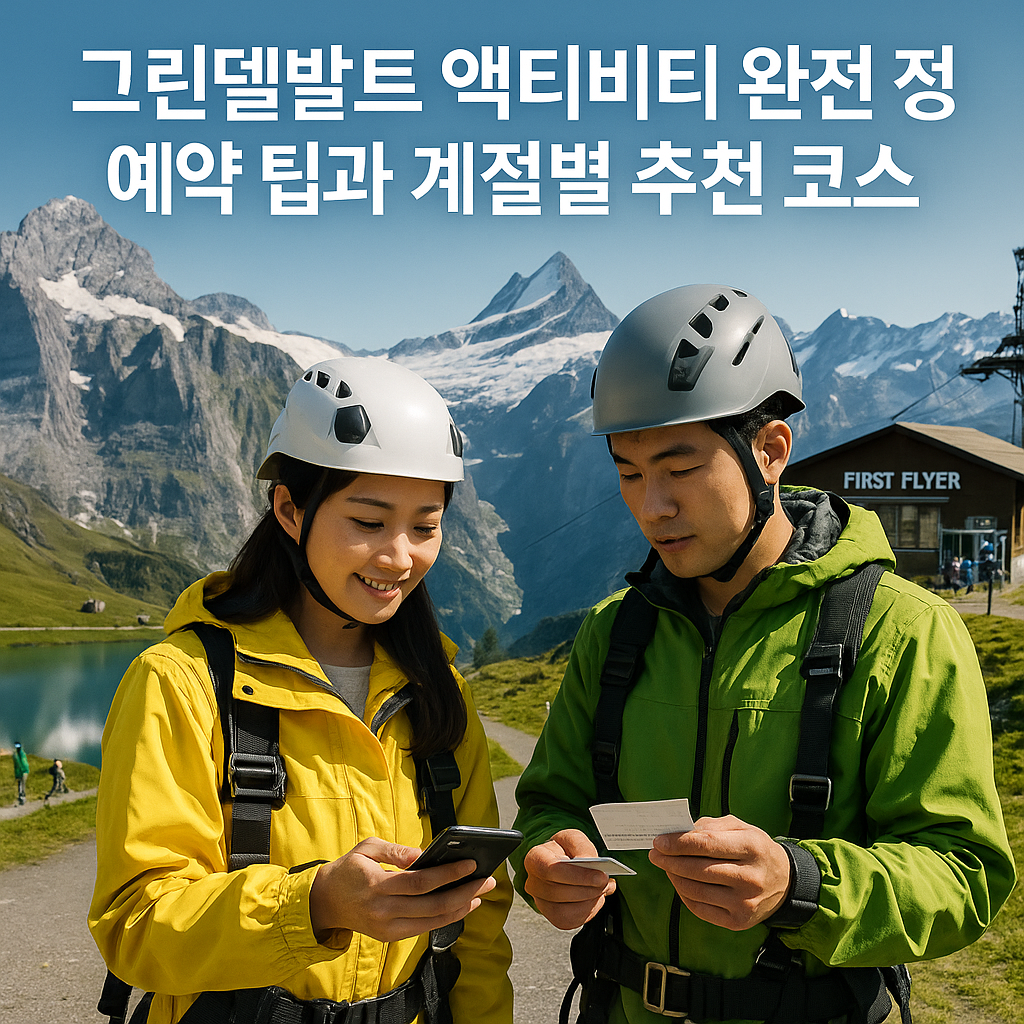 그린델발트 액티비티 완전 정리 예약 팁과 계절별 추천 코스