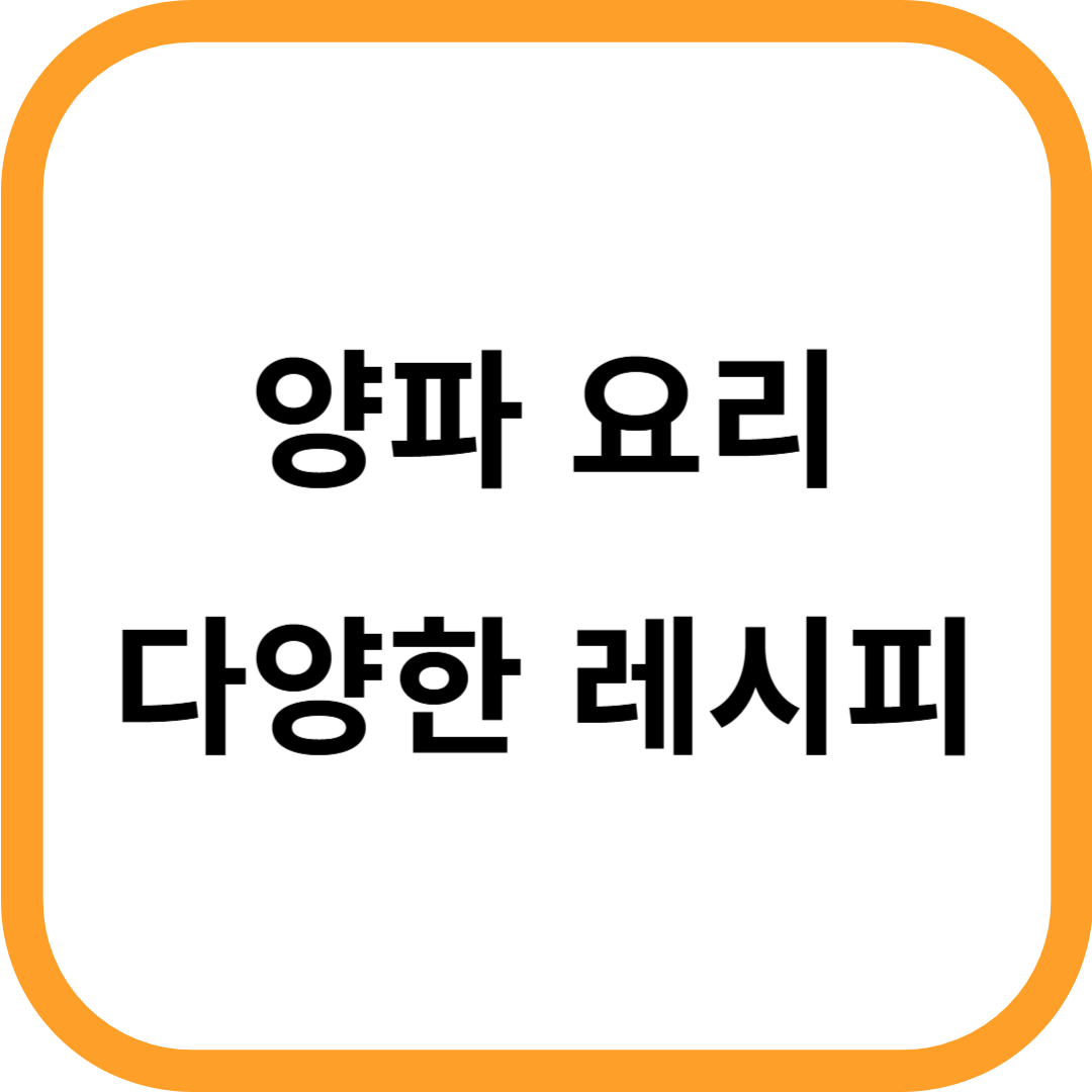 양파 요리