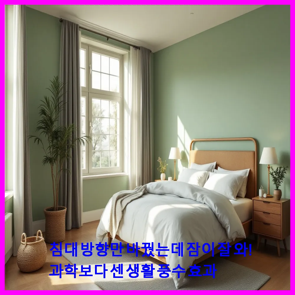 침대 방향만 바꿨는데 잠이 잘 와! 과학보다 센 생활 풍수 효과