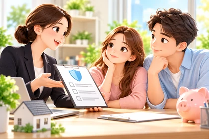 보험 가입 전 상담 내용을 확인하는 모습3