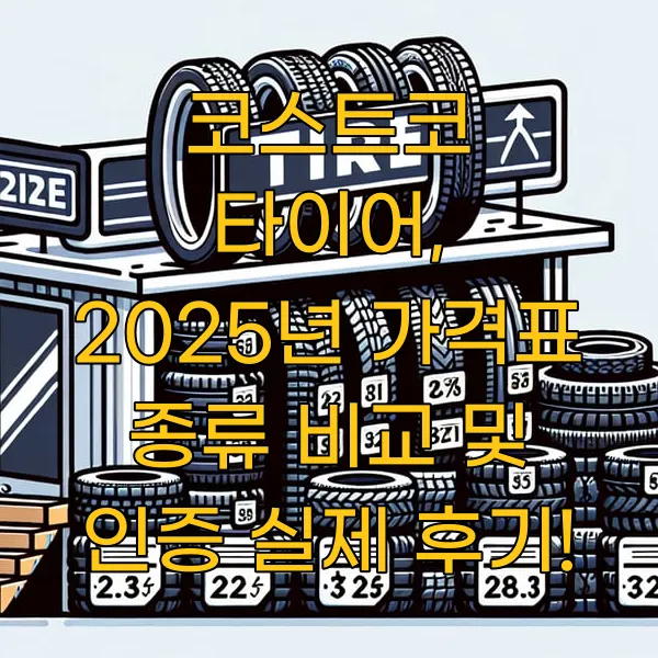 코스트코 타이어, 2025년 가격표 종류 비교 및 인증 실제 후기!