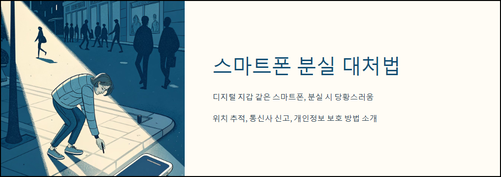 스마트폰 분실 대처법
