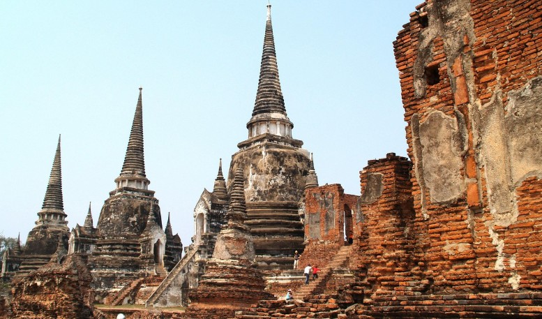 태국의 고대 왕국아유타야 사진