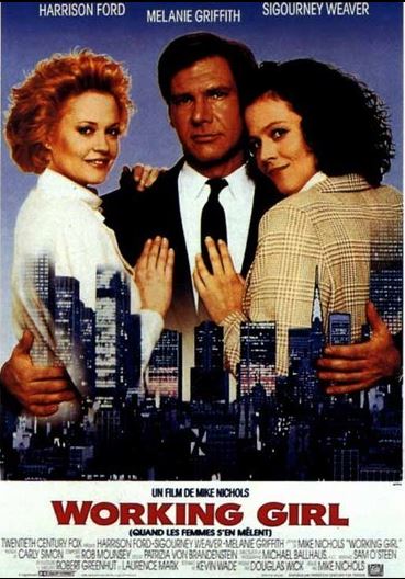 1980년대 여성의 사회적 진출과 계급 갈등을 날카로우면서도 경쾌하게 묘사한 영화 <워킹걸>.