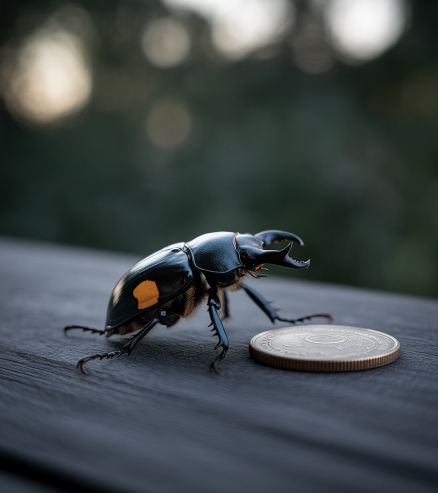 앙증맞은 두 개의 점, '두점박이사슴벌레'
