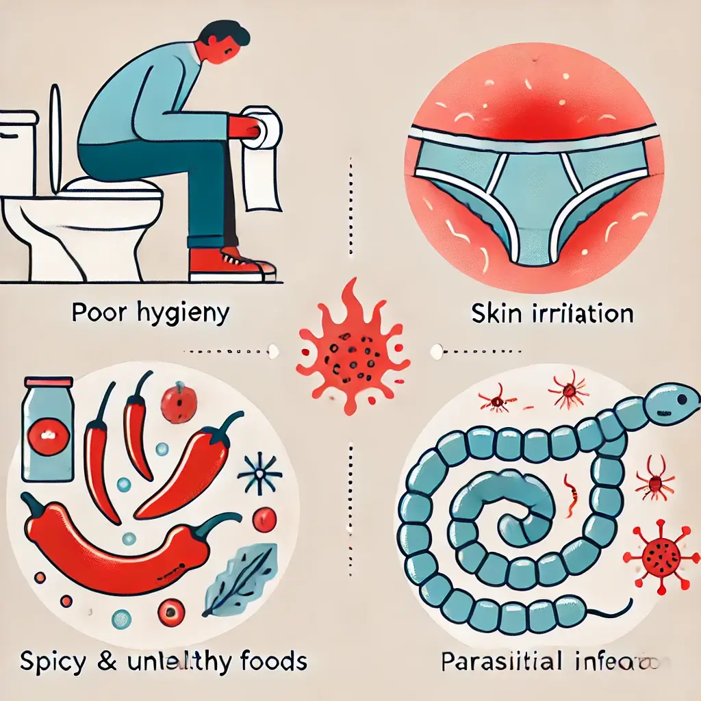 똥꼬 간지러움 원인