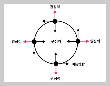 지구 구심력 원심력
