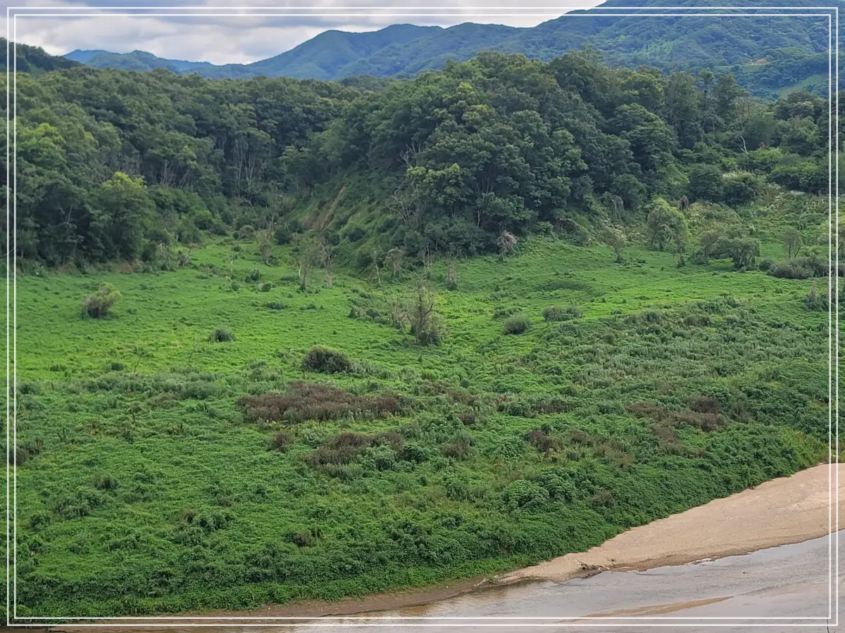 연천-재인폭포-탐방로-한탄강-건너-확대-가운데