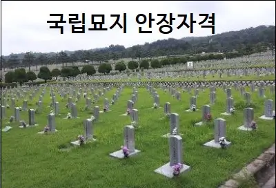 국립묘지 안장자격