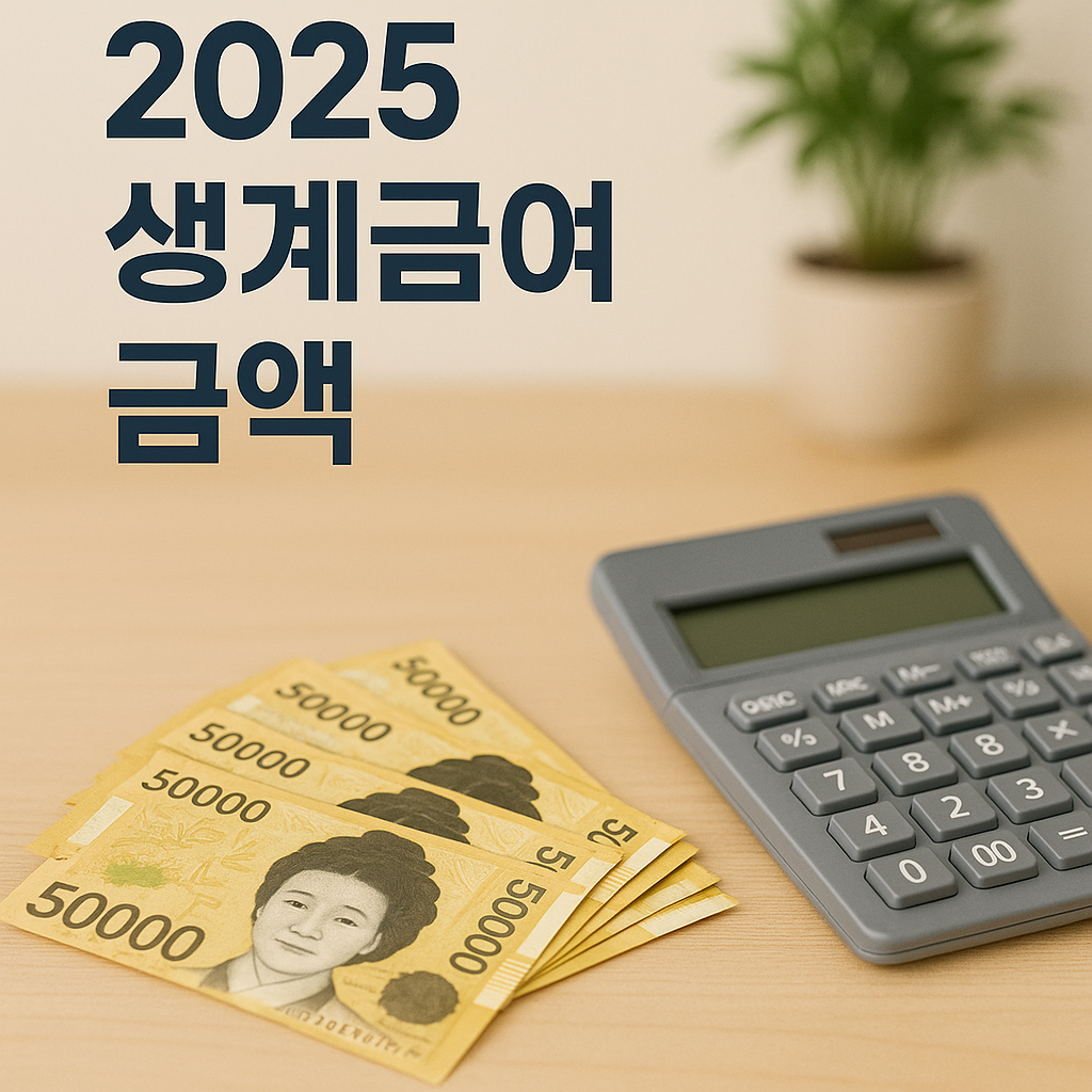 2025 생계급여 신청법(조건, 금액,팁)