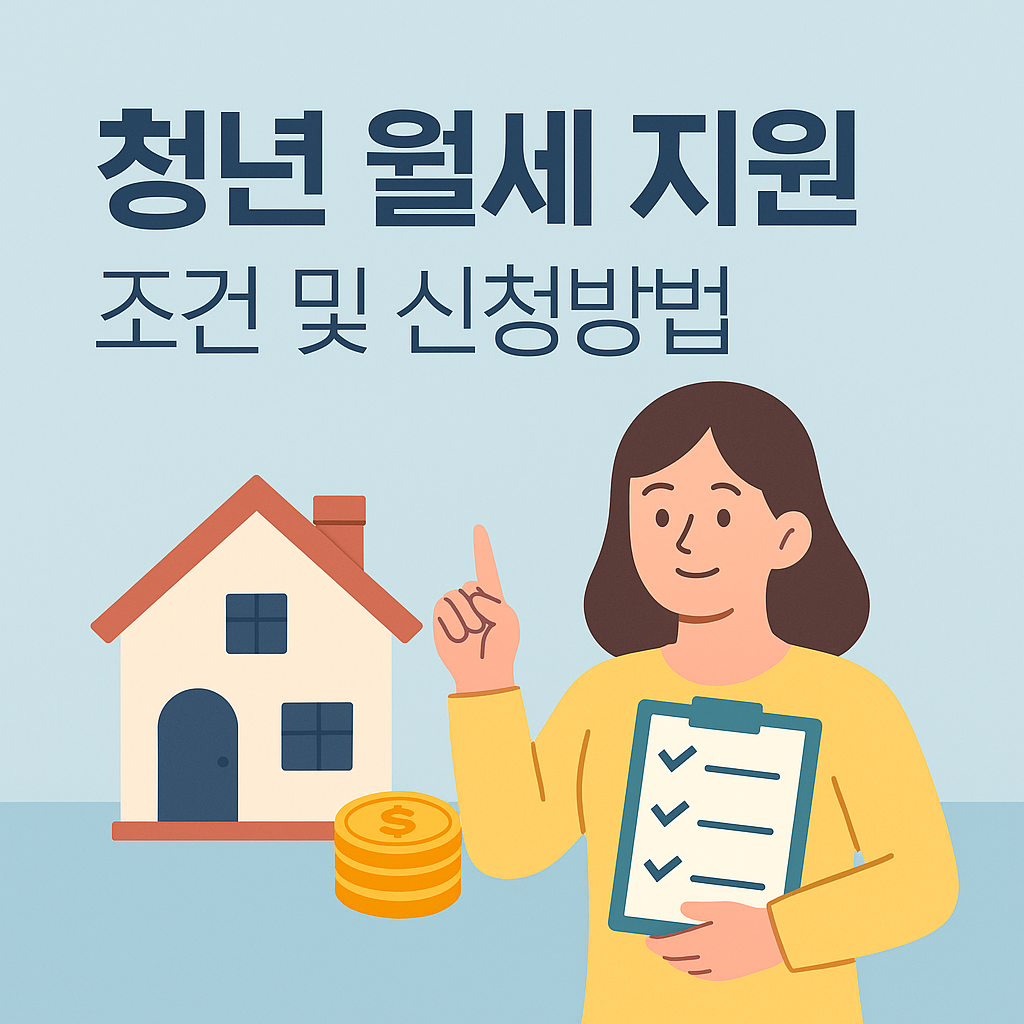 청년 월세 지원 조건 및 신청방법