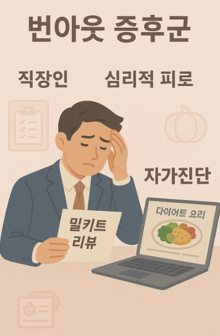 번아웃 증후군 (직장인, 심리적 피로, 자가진단)