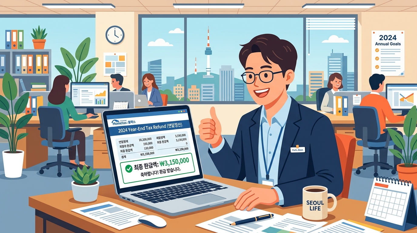 국민성장펀드 소득공제를 통해 연말정산에서 높은 환급금을 챙기는 한국인 직장인