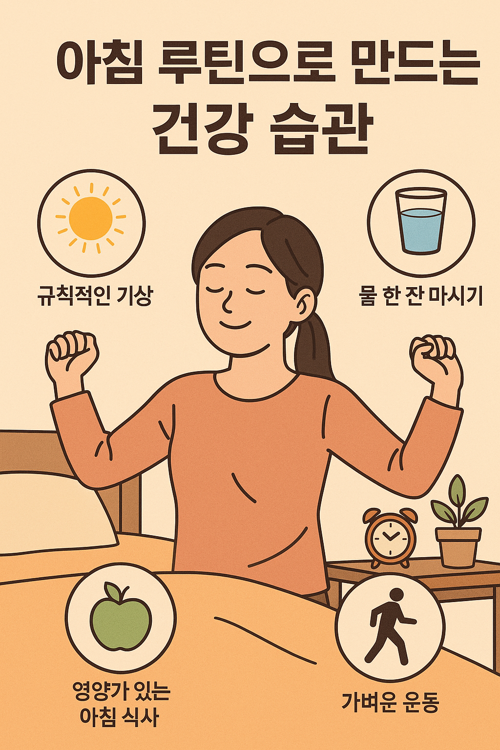 아침 루틴으로 평생 건강습관 만드는 루틴