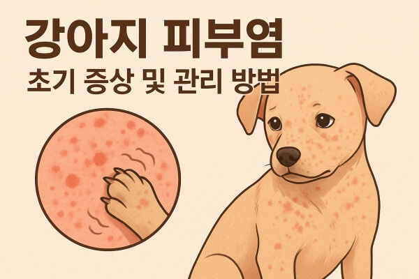 강아지 피부염