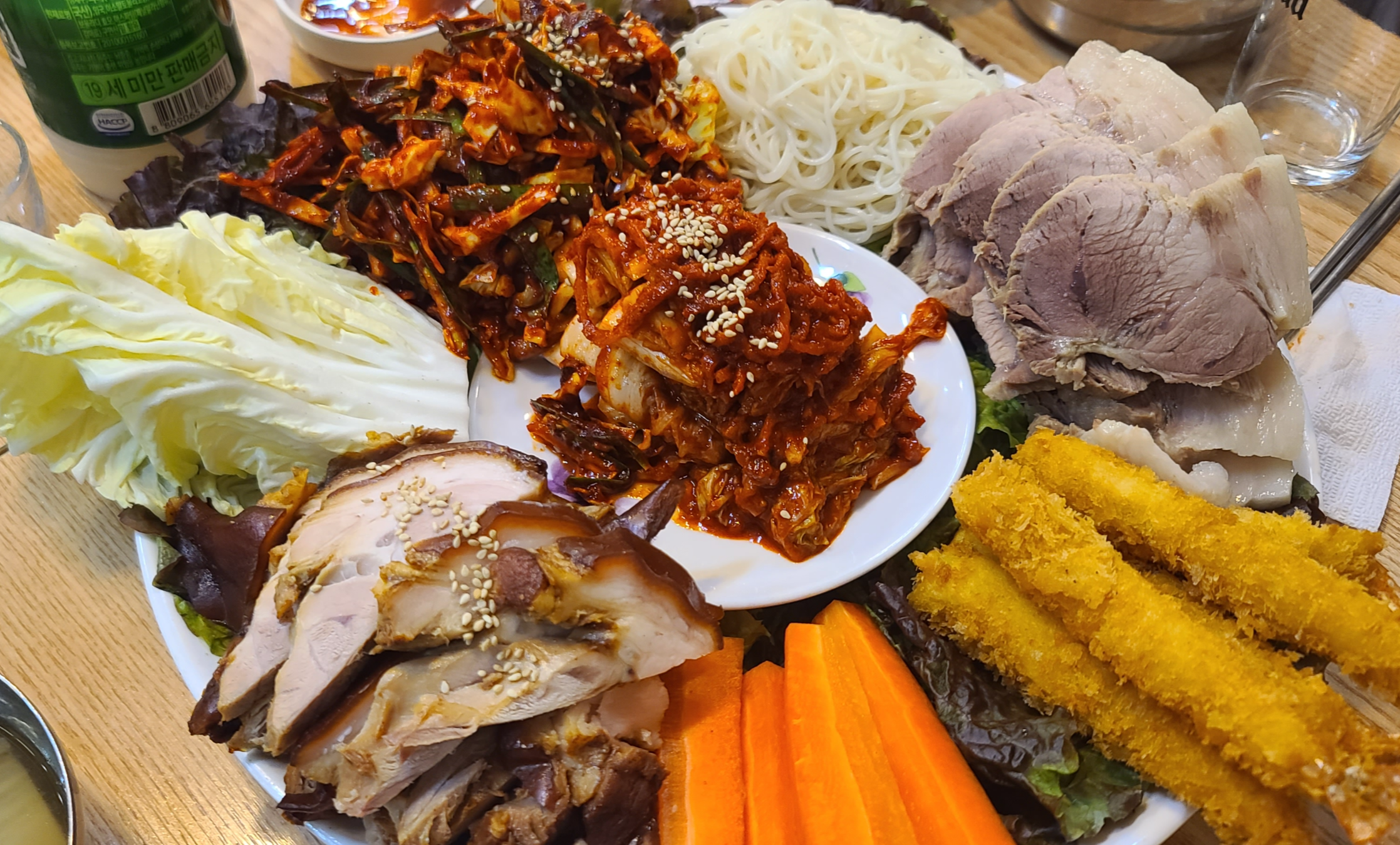 모란맛집 모란보쌈맛집 성남맛집 장군보쌈족발 모란역맛집 메뉴판 모둠스페셜 된장국 보쌈 생굴 한쌈 족발