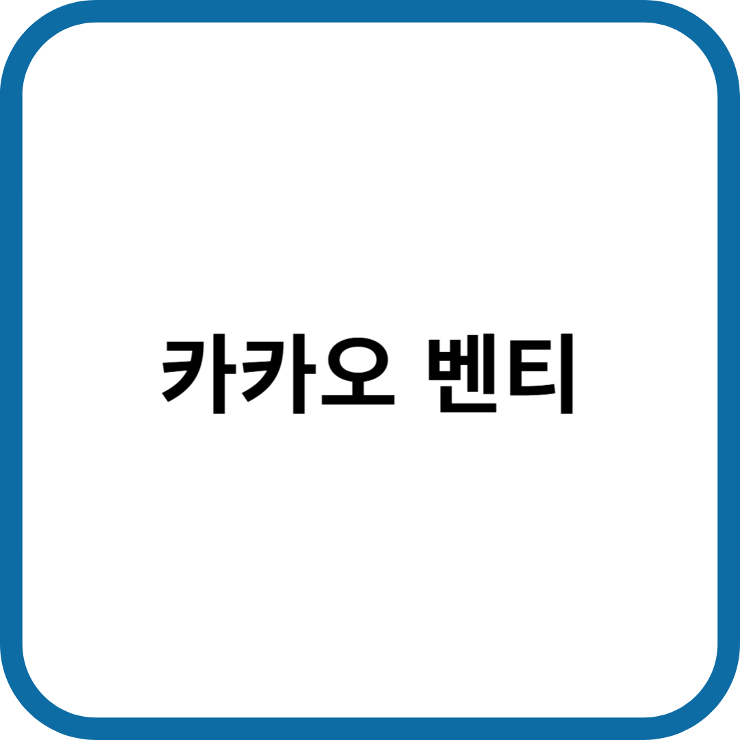 카카오 벤티 대형택시