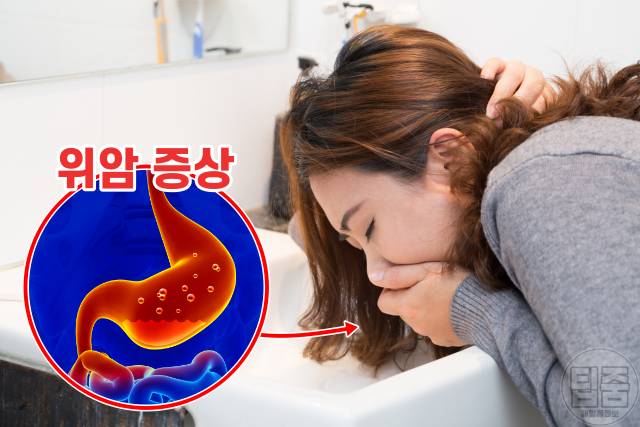 위암 증상,위암 초기증상 자가진단,구토