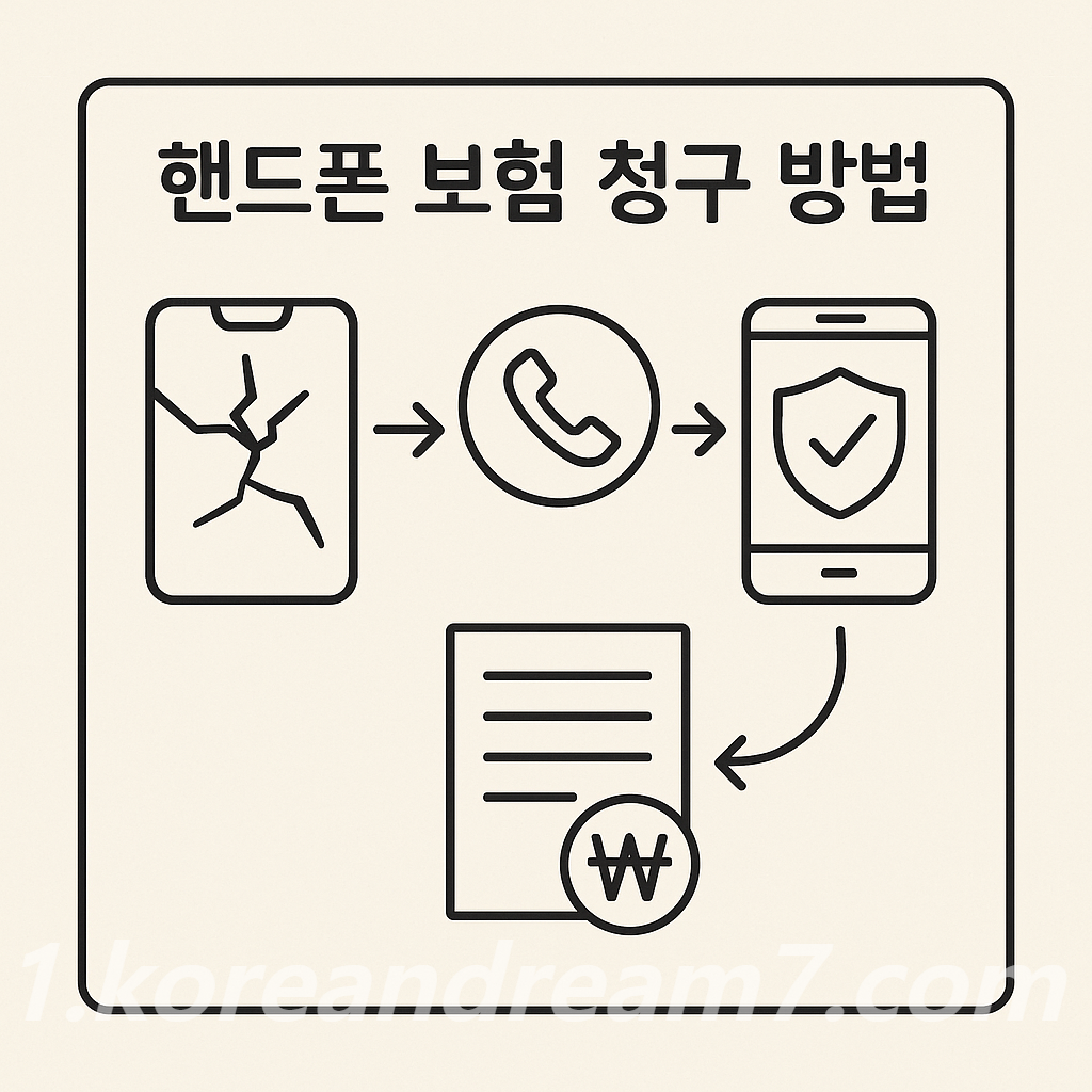 핸드폰 보험 청구 방법