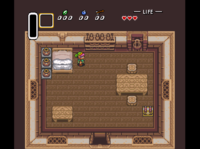 젤다의 전설 신들의 트라이포스 젤다 게임화면 sfc