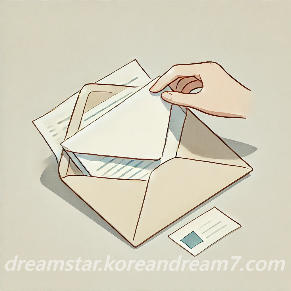 편지꿈해몽