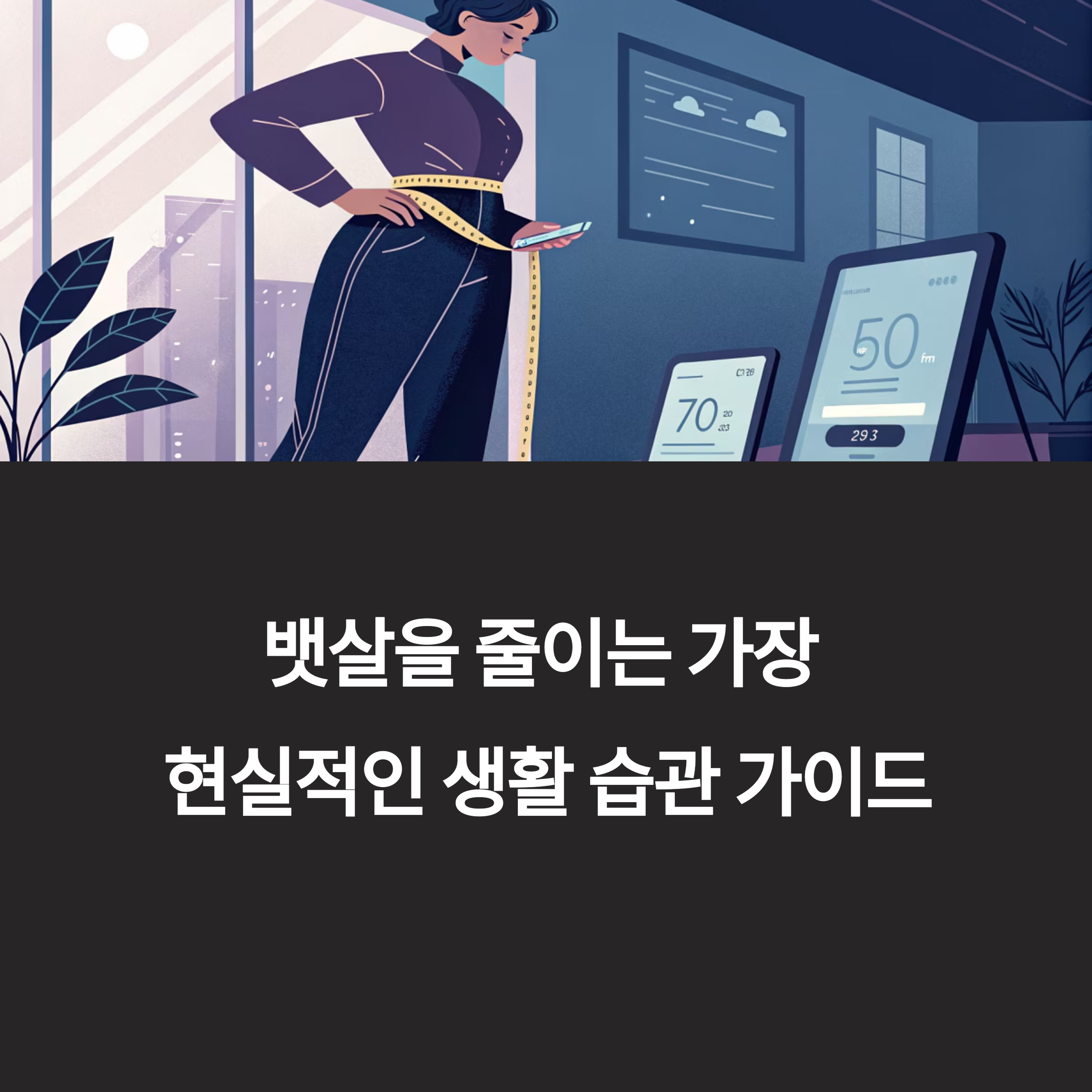 현실적인 생활 습관