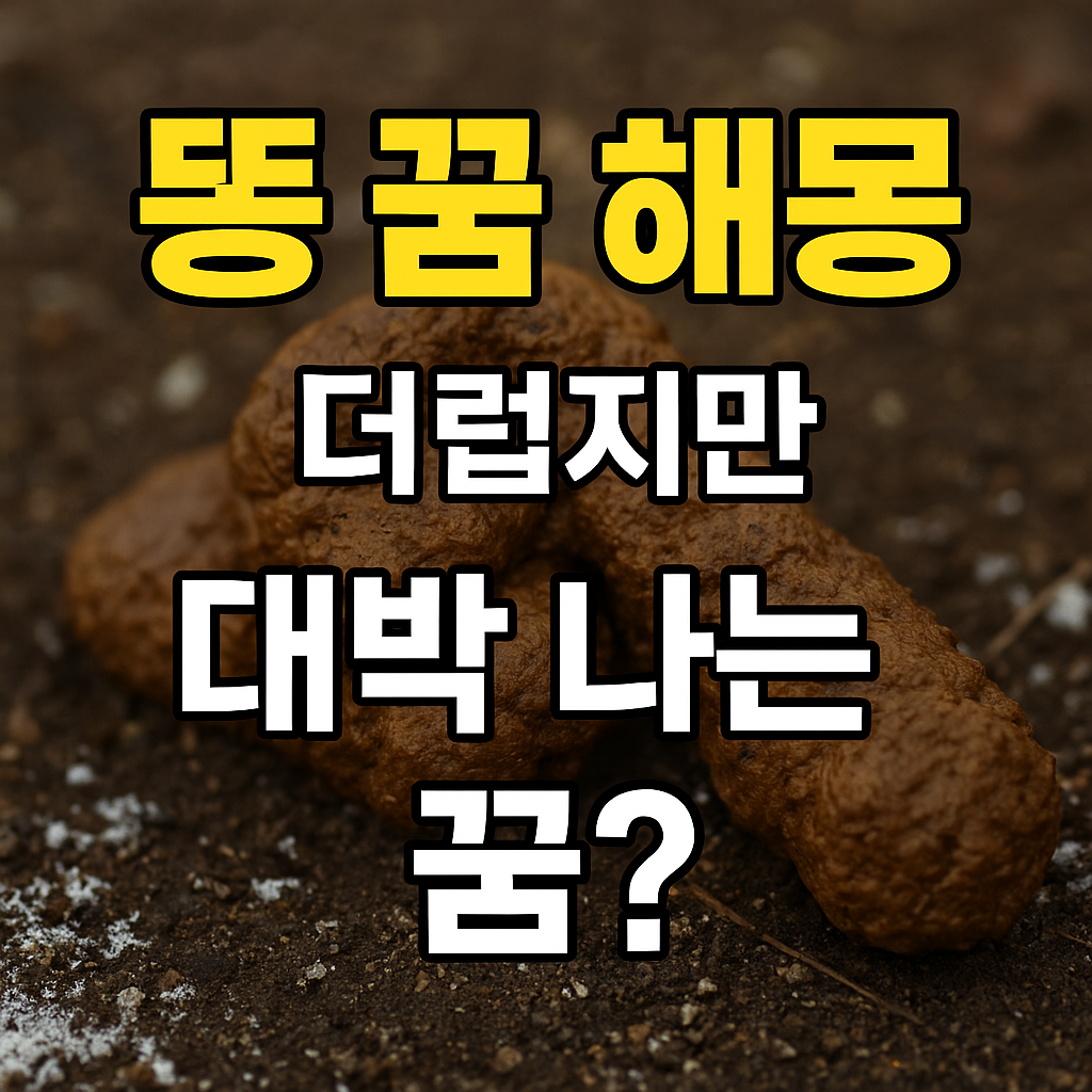 똥 꿈 해몽