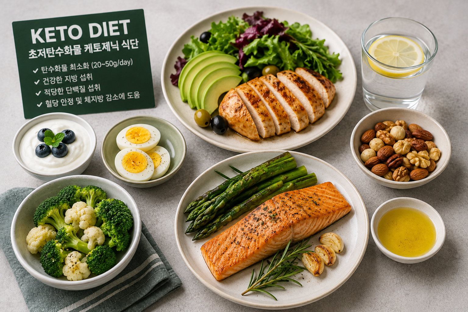 초저탄수화물 케토제닉군 식단