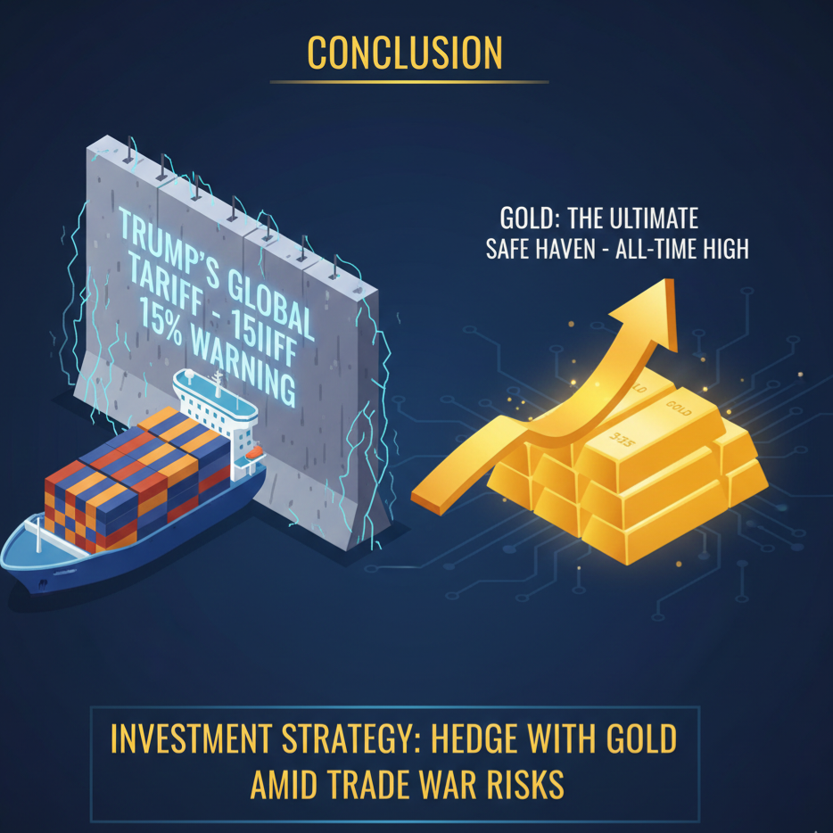 글로벌 관세 전쟁 리스크와 안전자산 금 비중 확대 투자 전략