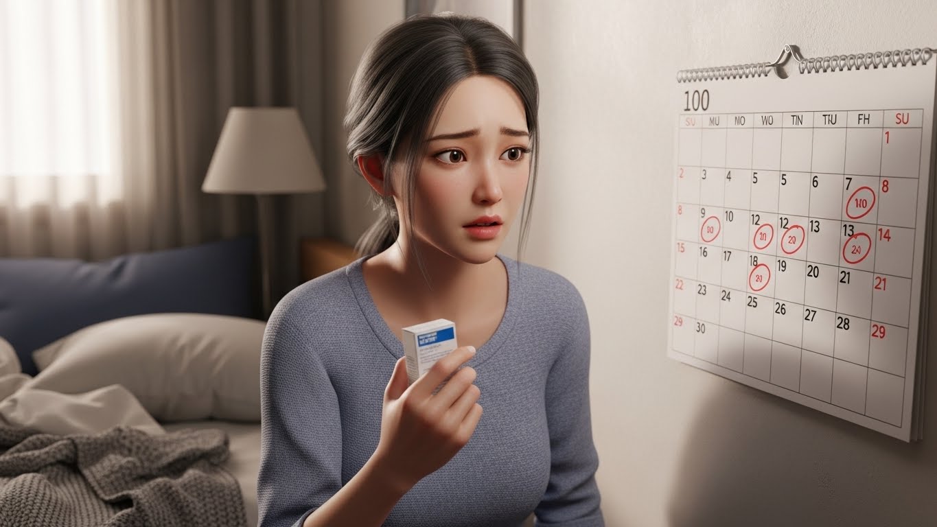 사후피임약 복용 후 일주일 뒤 출혈의 정체는?