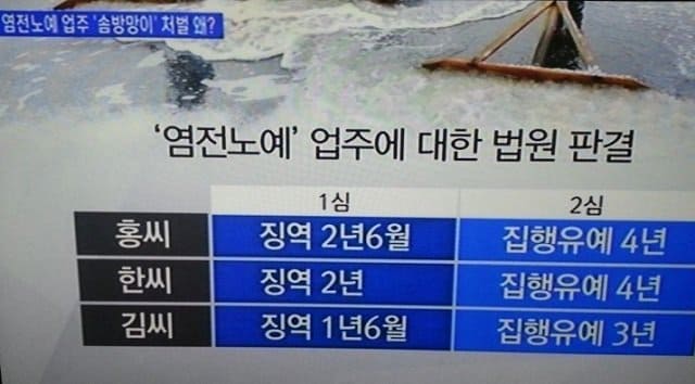 법 기준이 무너졌다는 증거