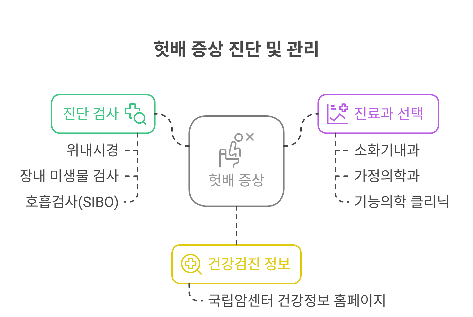 헛배 증상 내 몸 상태 파악을 위한 진단 검사 리스트