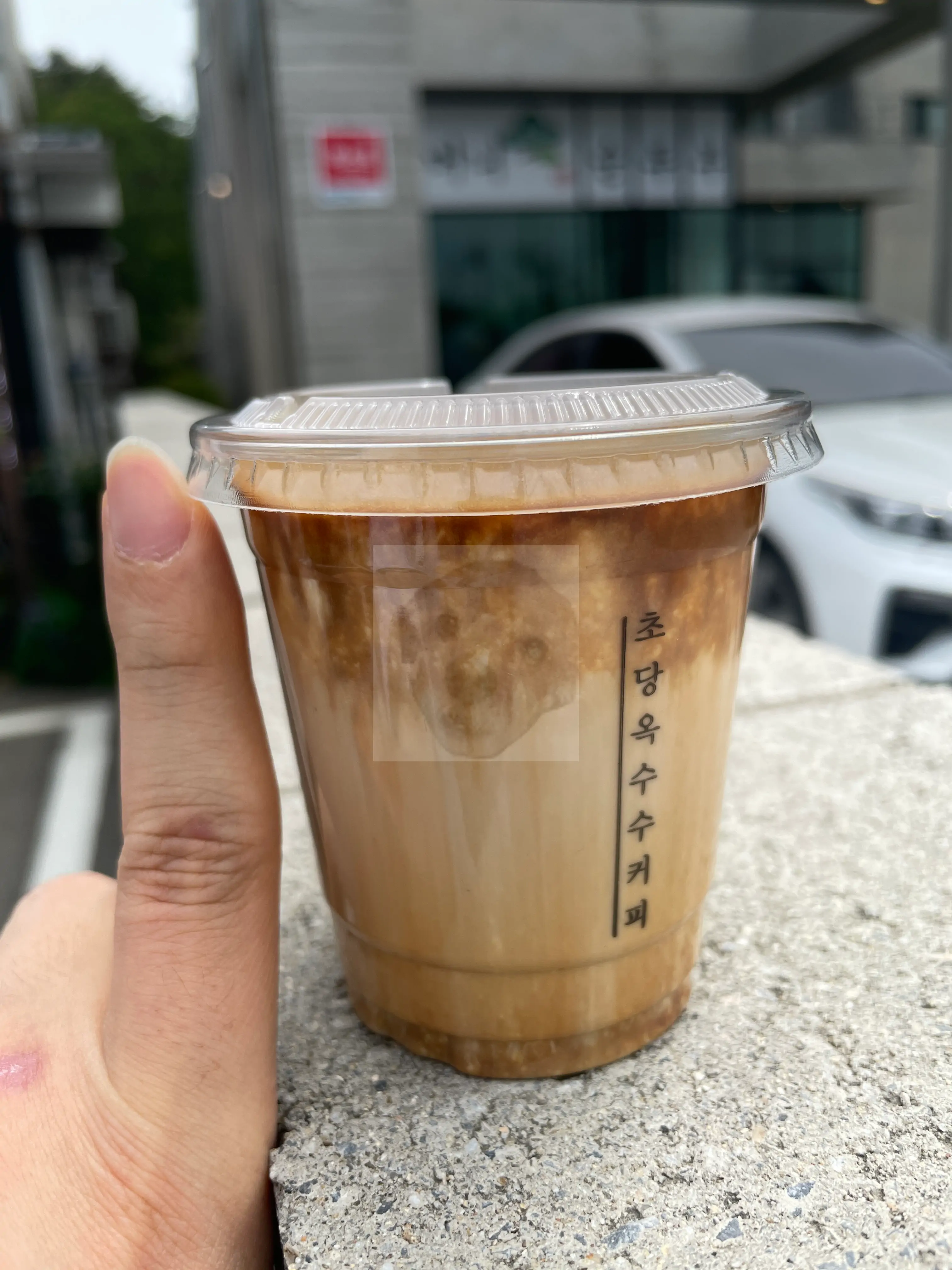 초당옥수수 커피 크기