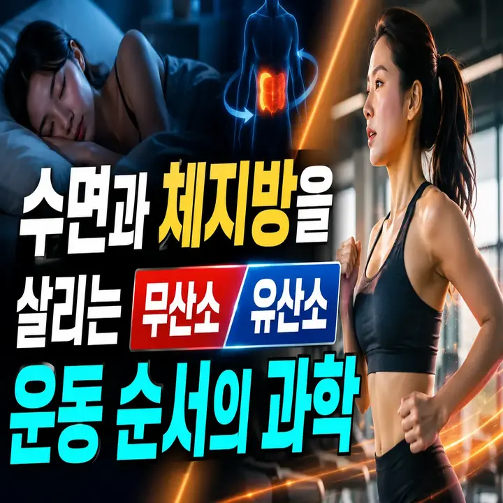 수면과 체지방을 살리는 무산소 유산소 운동 순서의 과학