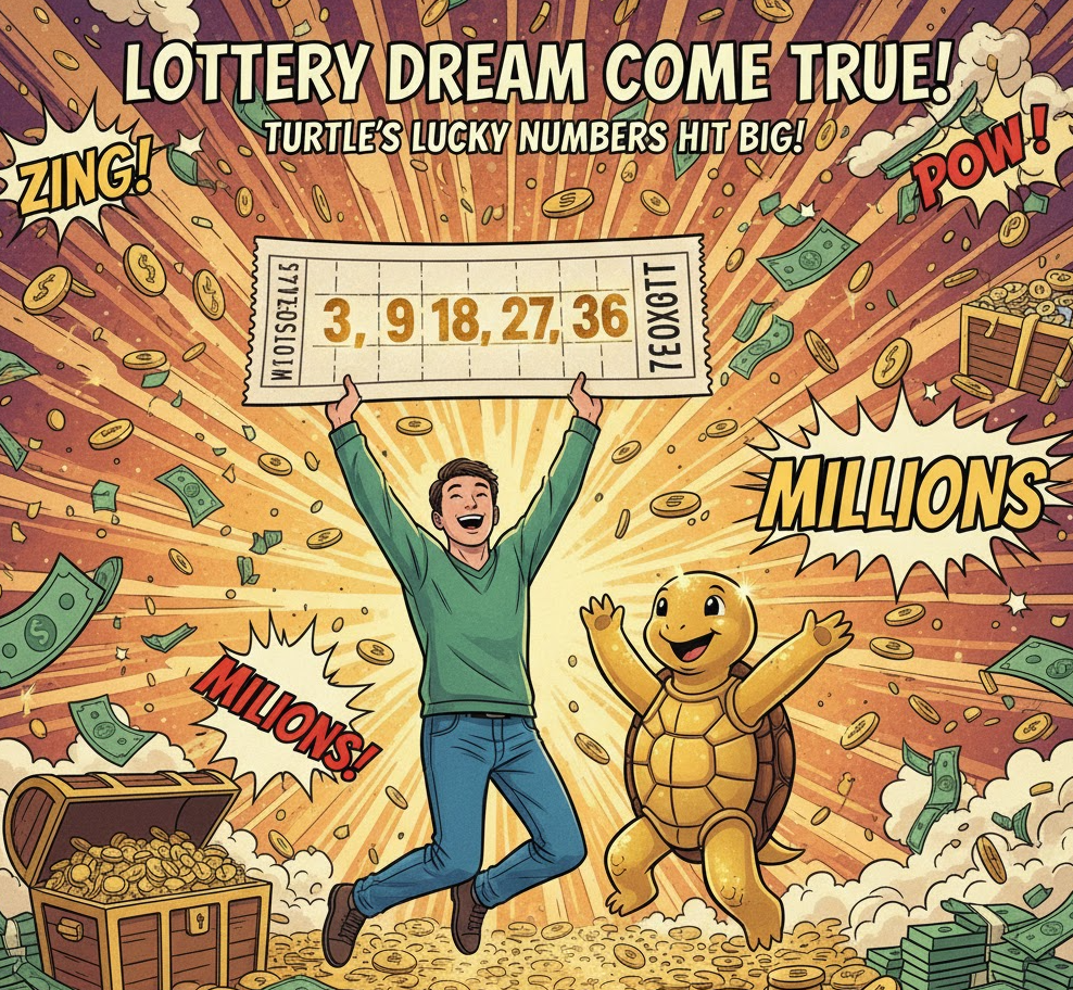 거북이 꿈 로또 실제 당첨 사례 - 성공한 번호 조합