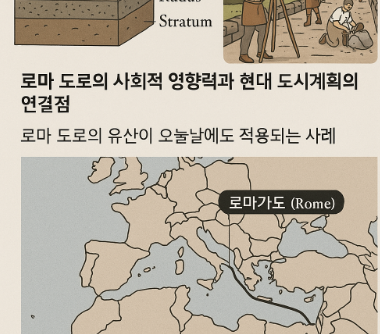 로마의 도로 건설 vs 현대 인프라: 2,000년 전 기술이 지금도 쓰인다?