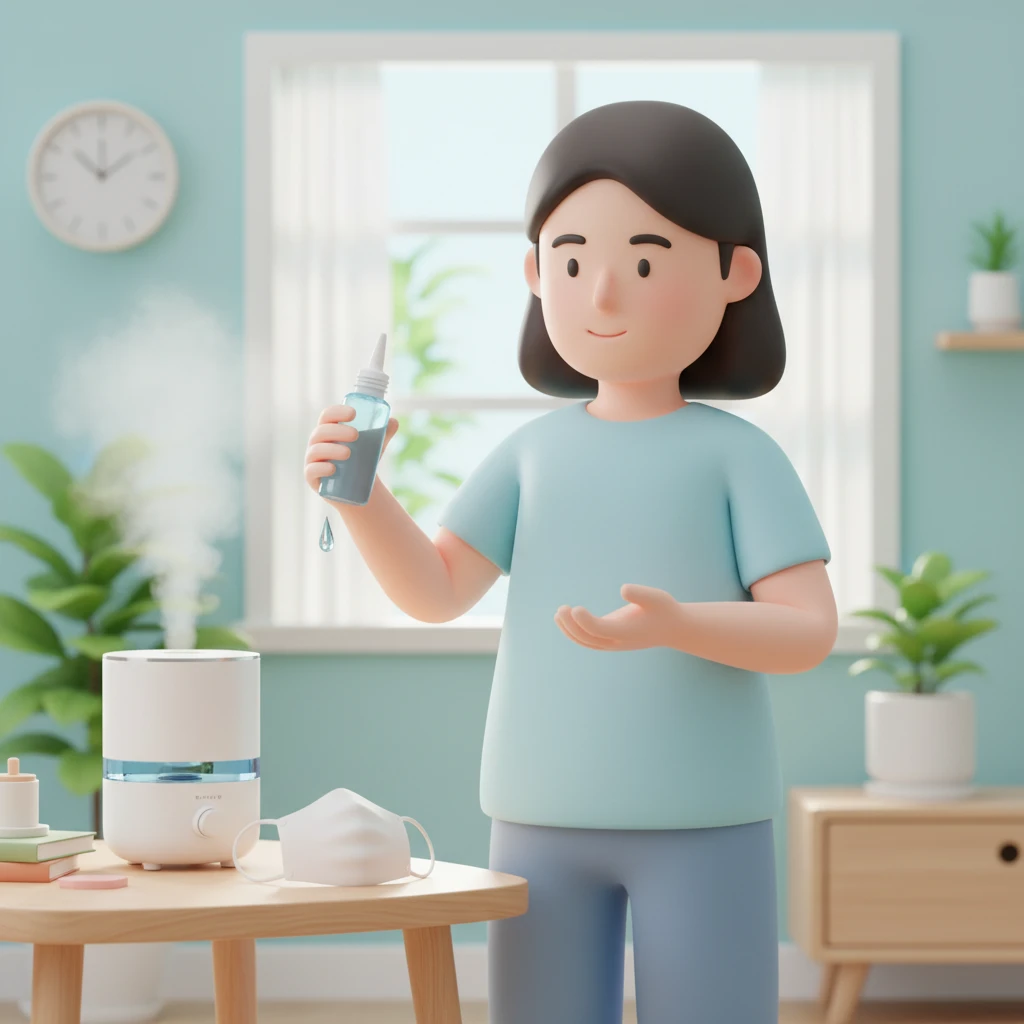 황사 미세먼지 비염 증상 완화법 및 ..